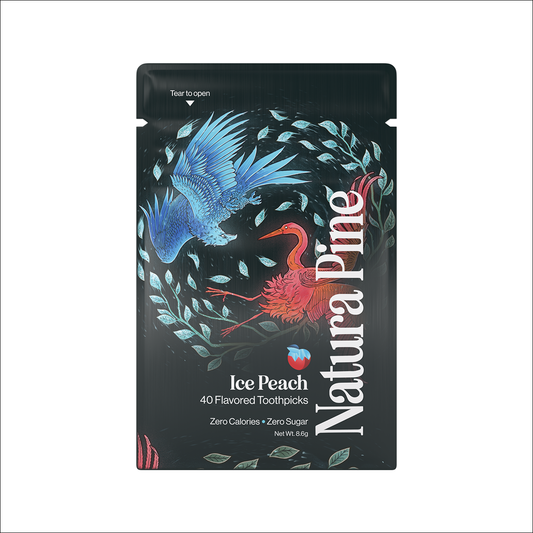 Ice Peach Flavored Toothpicks