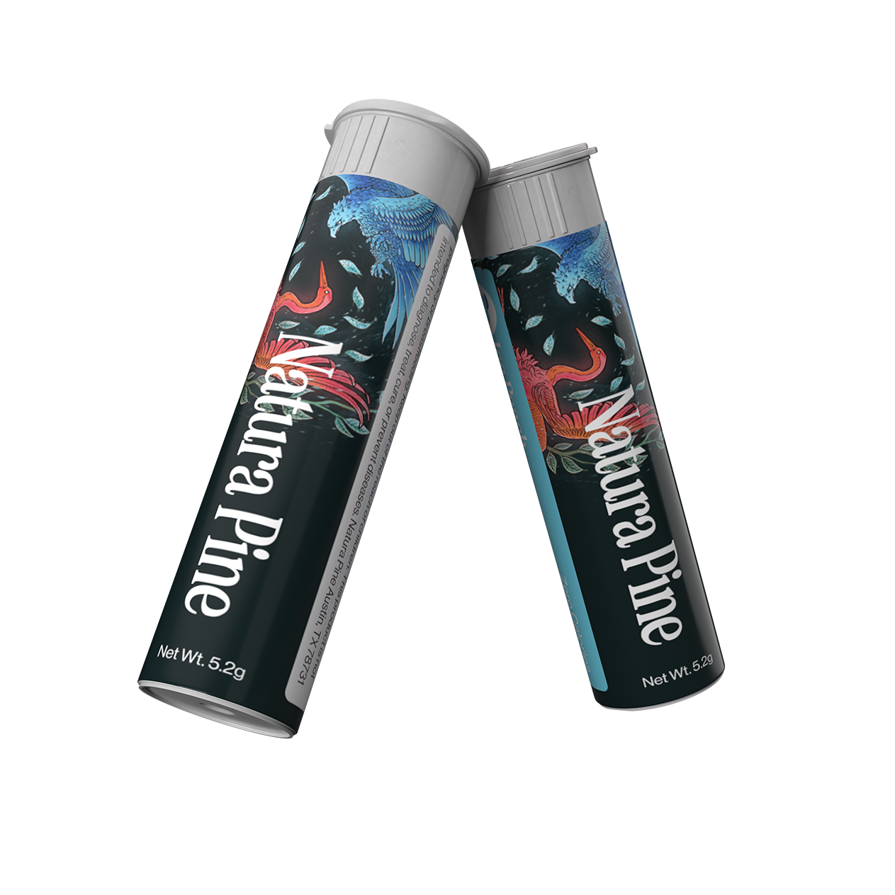 Ice Peach Flavored Toothpicks Tube