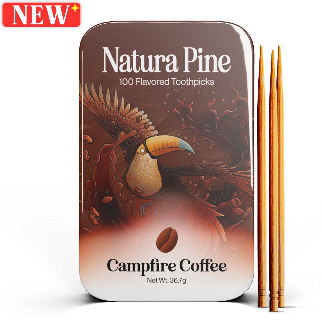 Campfire Coffee Flavored Toothpicks – Natura Pine