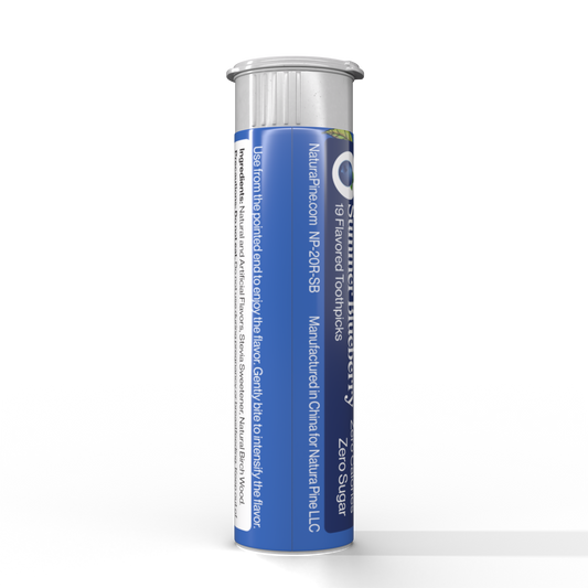 Summer Blueberry Flavored Toothpicks Tube