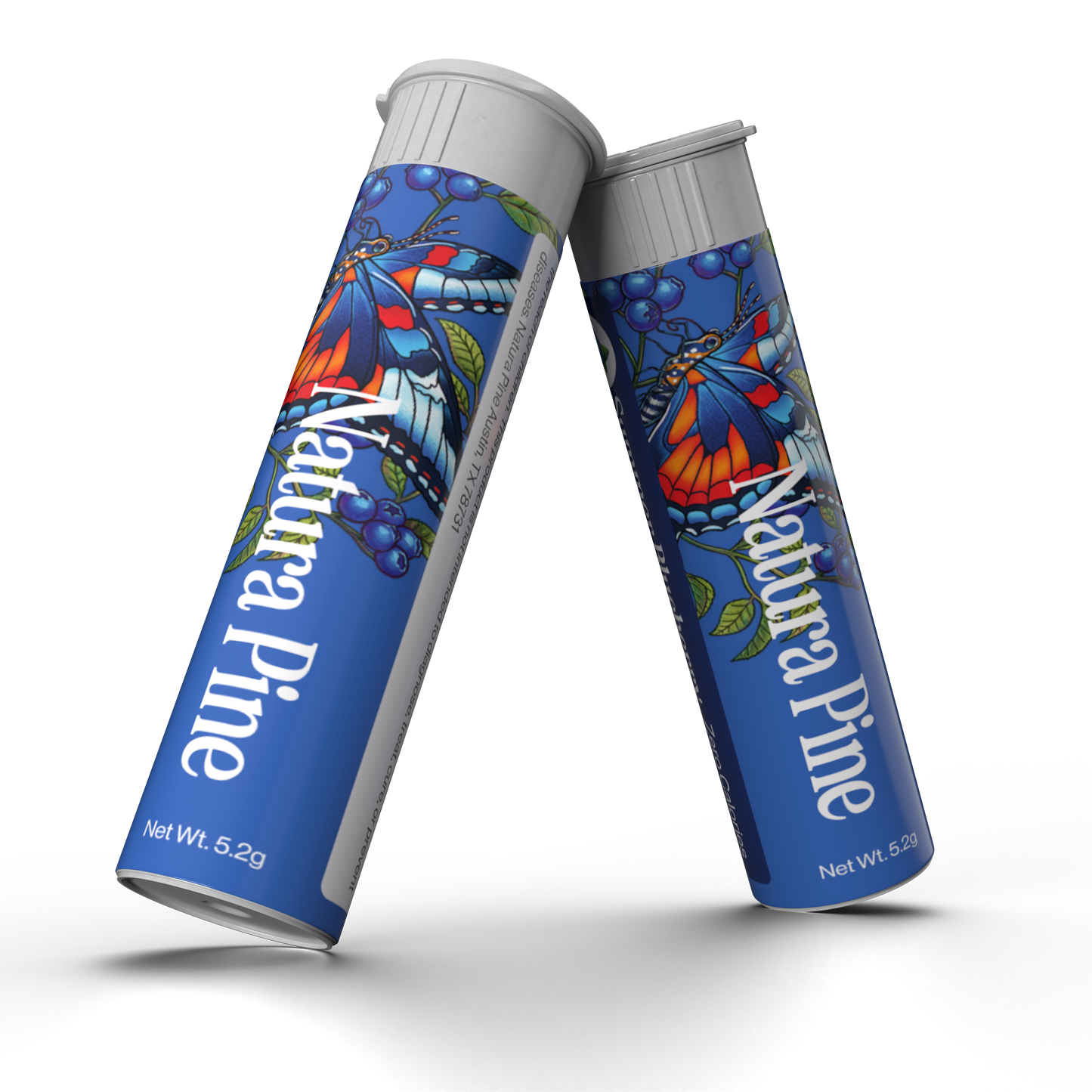 Summer Blueberry Flavored Toothpicks Tube