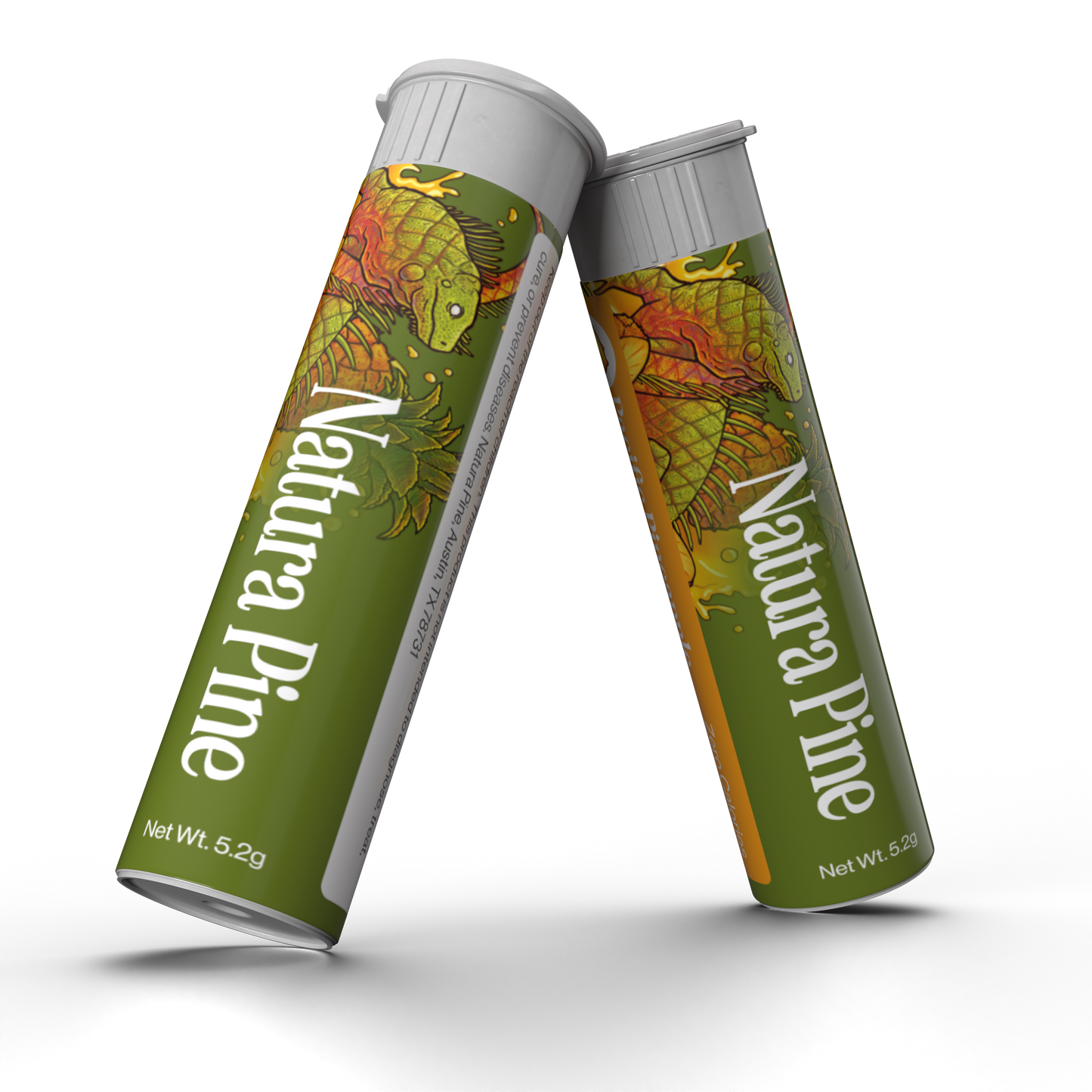 Pacific Pineapple Flavored Toothpicks Tube