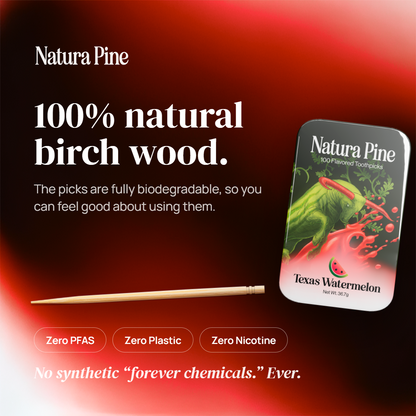 Texas Watermelon Flavored Toothpicks Pouch
