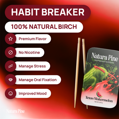 Texas Watermelon Flavored Toothpicks Pouch