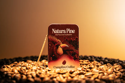 Campfire Coffee Flavored Toothpicks 100 Count Tin