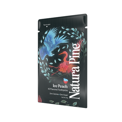 Ice Peach Flavored Toothpicks