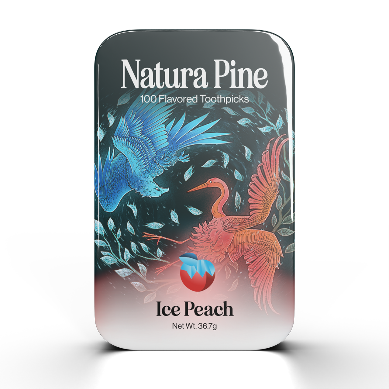 Ice Peach Flavored Toothpicks