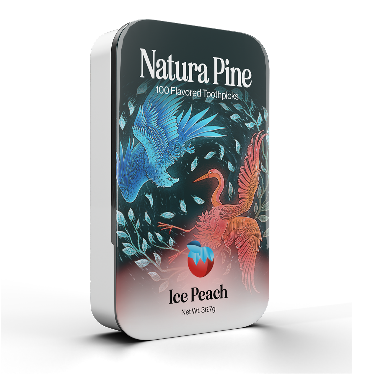 Ice Peach Flavored Toothpicks