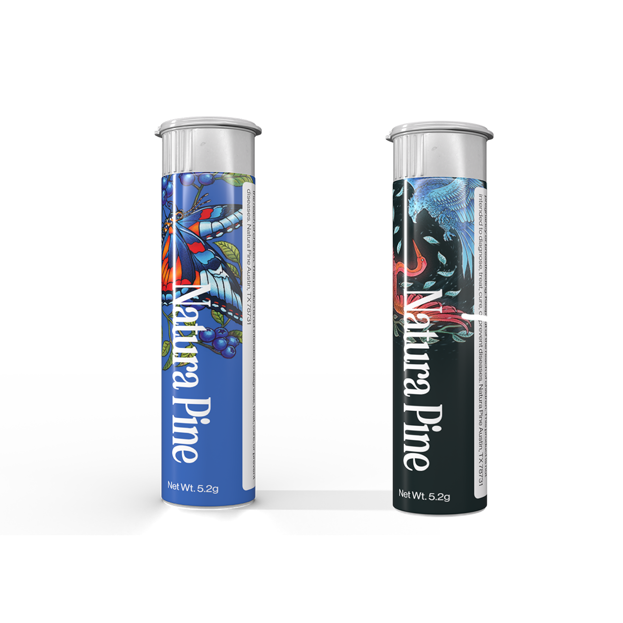 Blueberry & Ice Peach Duo Tube Pack
