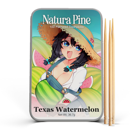 Boîte de Cure-dents Parfum Pastèque du Texas