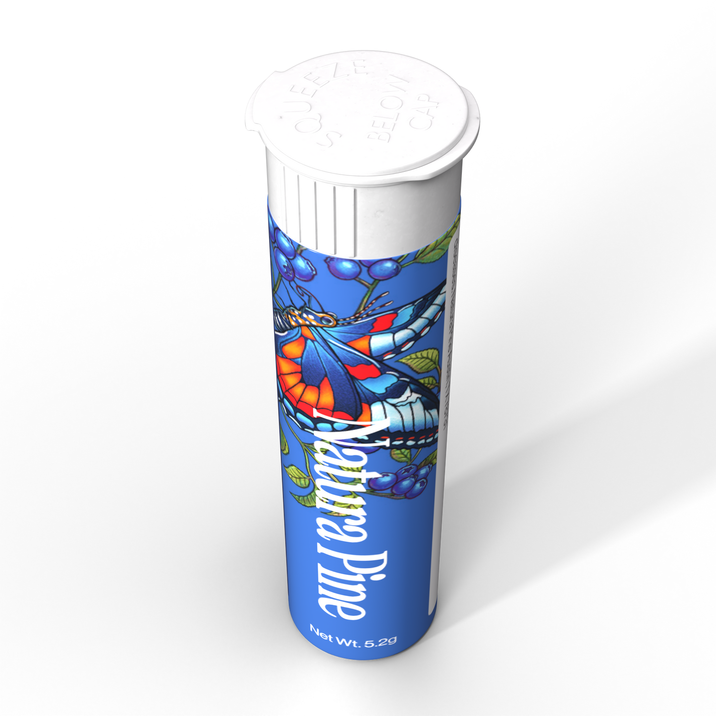 Summer Blueberry Flavored Toothpicks Tube