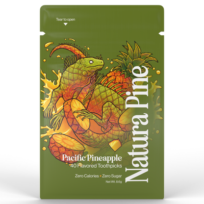 Pacific Pineapple Flavored Toothpicks Pouch