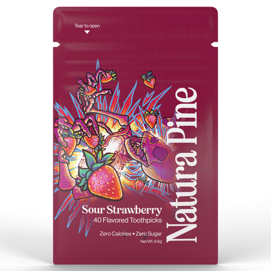 Sour Strawberry Flavored Toothpick Pouch