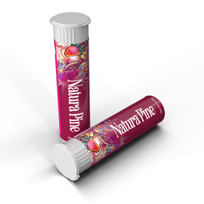 Sour Strawberry Flavored Toothpick Tube