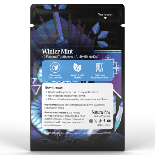 Winter Mint - Flavored Toothpicks Pouch (Winter Witch Edition)