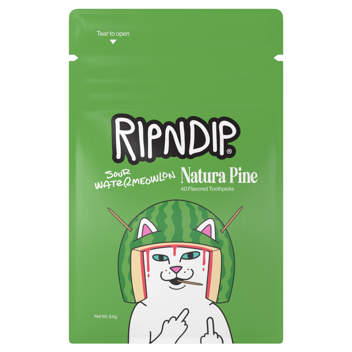 Sour Watermeowlon Flavored Toothpick Pouch (Sour Watermelon)