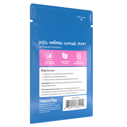 Lord Nermal Winter Mint Flavored Toothpick Pouch (Winter Mint)