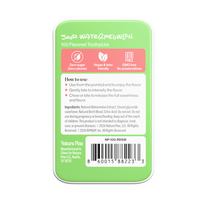 Sour Watermeowlon Flavored Toothpick Tin (Sour Watermelon)