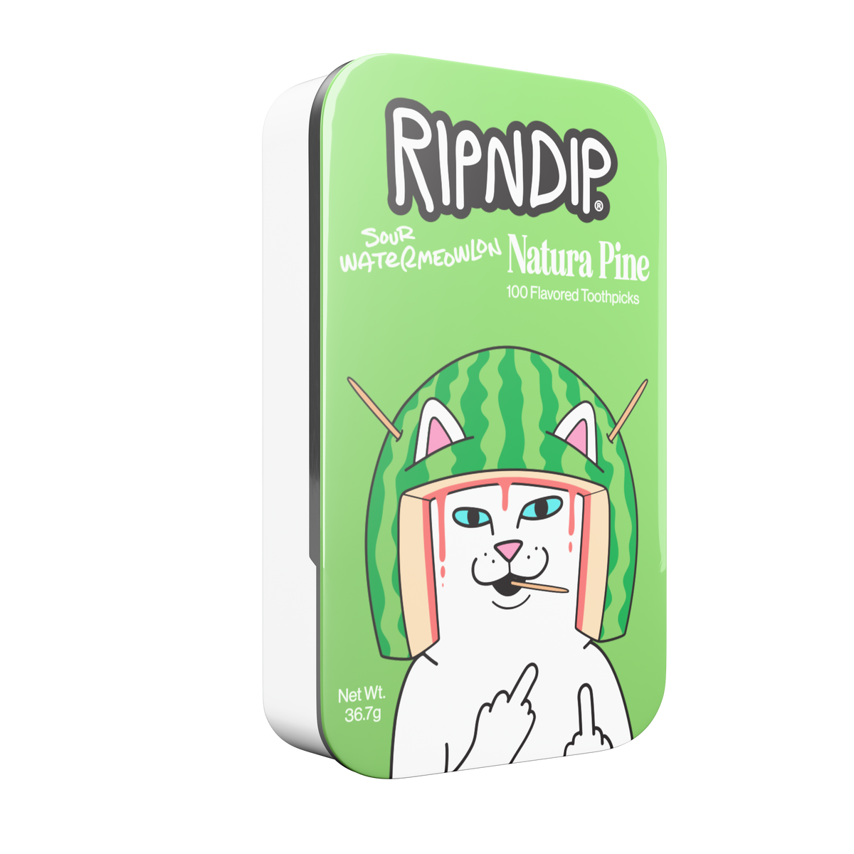 Sour Watermeowlon Flavored Toothpick Tin (Sour Watermelon)