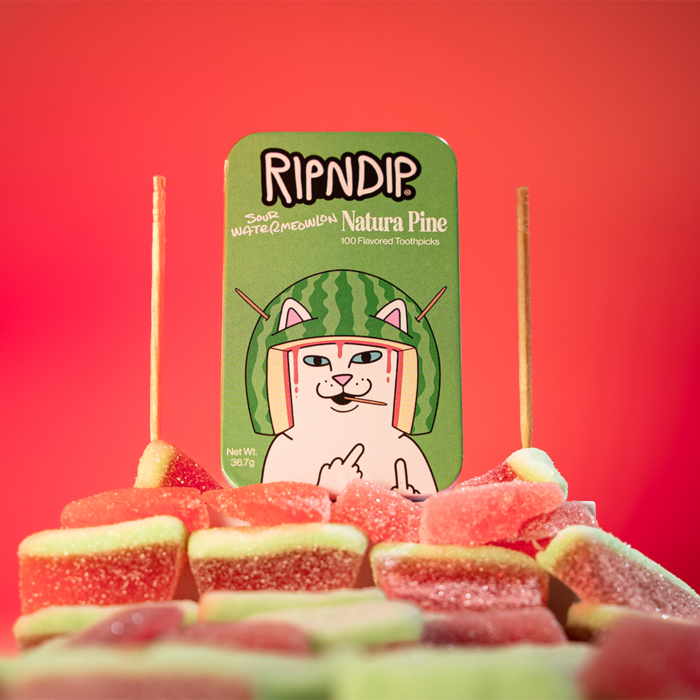 Sour Watermeowlon Flavored Toothpick Tin (Sour Watermelon)